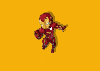 Iron Man Chibbi Minimal 4k Jt Wallpaper - DesktopHut